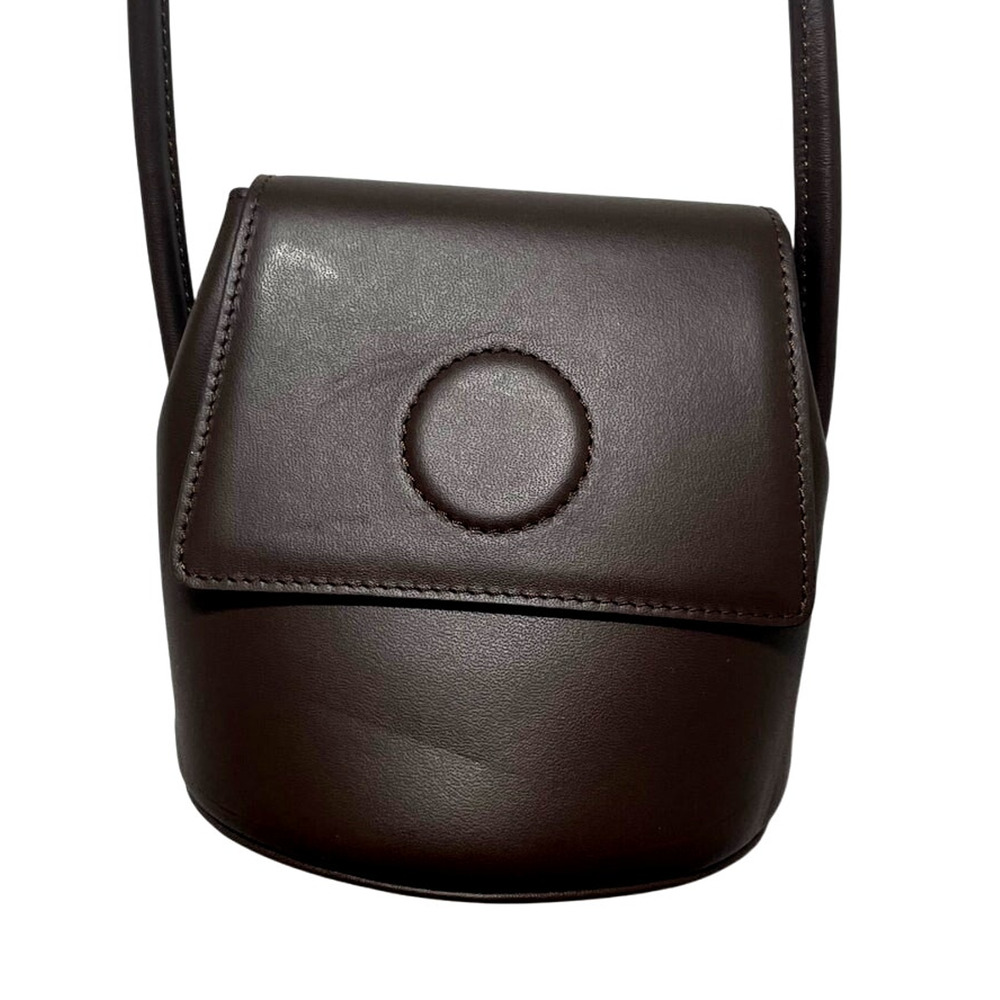 Copied - Modern Weaving Petite Trapeze Bag - Braun